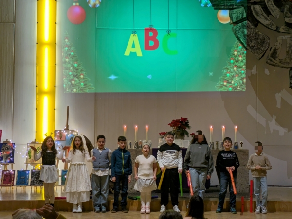 Weihnachtsfeier quer